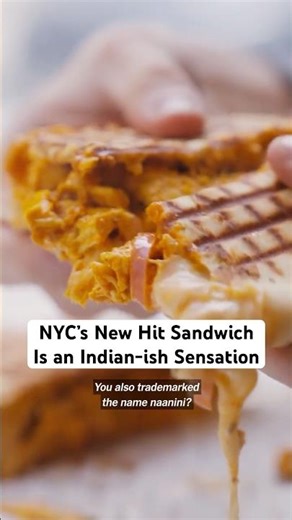 Introducing the Naanini: NYC's latest sandwich obsession #sandwichcity #naan #nyc #chickentikka
