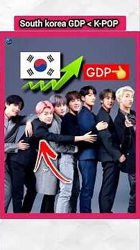 K-pop contribution in South korea GDP 👆 | #factsinhindi #bts #jungkook #kpopfactmedia #kpop