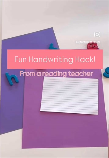 📝✨ Struggling with messy handwriting? This hack is a game-changer! Whether it’s floating letters or squished-up words, this simple trick helps your students write neater instantly! 💥✏️ No fancy tools—just a smart little strategy that actually works. 🙌 #HandwritingHack #TeacherTips #NeatWritingWin #ClassroomHacks #PrimaryTeacher #TeachingMadeEasy
