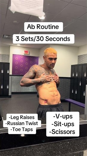 AB WORKOUT! #abs #coreworkout #abworkout #abdominal #weightloss #bodybuilding #gymmotivation #gym