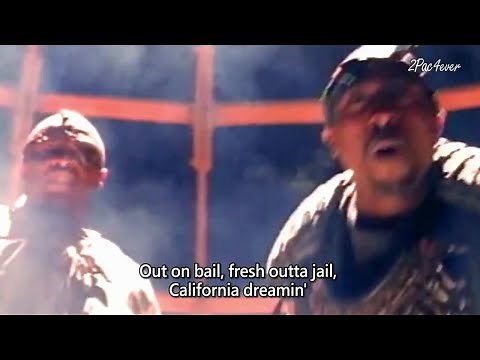 2Pac - California Love (with lyrics on screen)