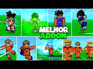 MELHOR ADDON/MOD DE ANIME PARA MINECRAFT PE 1.20! (Minecraft bedrock edition)
