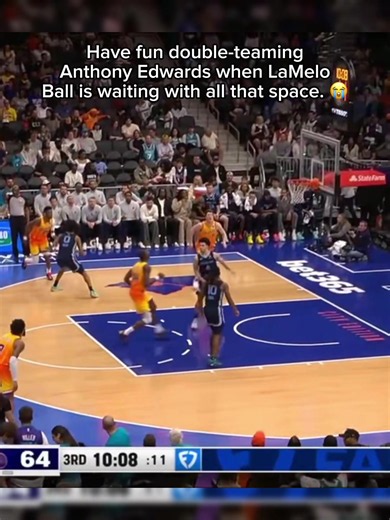 Double-Teaming Anthony Edwards When LaMelo Stays Wide Open