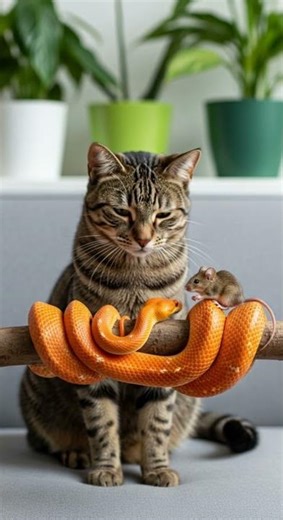 Shocking! Snake vs Mouse — What Will Happen Who Wins the Epic Battle #wildlife #nature #animals