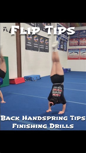 Do you want a stronger back handspring? These drills will help to create a strong snapdown position. The better your snap down is, the more skills you will be able to add on. Do these drills daily to improve. Catch you on the flip side! . . . #misterflip #fliptips #training #cheer #fitness #reels #blessed #tumbling #coaching #gym #tuck #viral #investment #success #handspring #dreams #goals #abs #flips #push #viralreels #love #fit #explore #grind #handstand #power #practice #work | Mister Flip