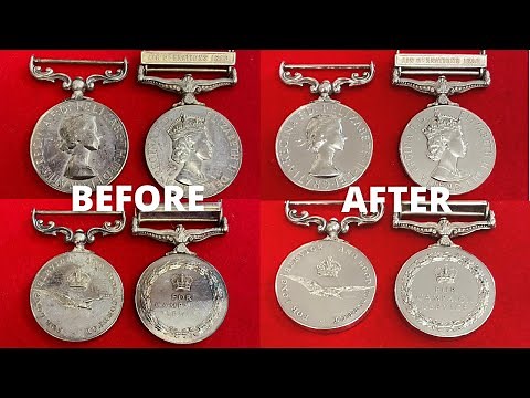 How to Clean British Military Medals