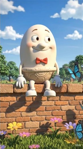Humpty Dumpty Sat on a Wall 🥚 | Kids Rhymes | Fun Cartoon Animation