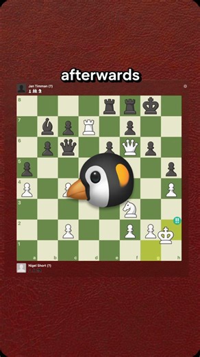 Pietro Silke Balerna on Instagram: "If the penguin was a chess position 🐧 #chess #penguinedit #chesspuzzle"