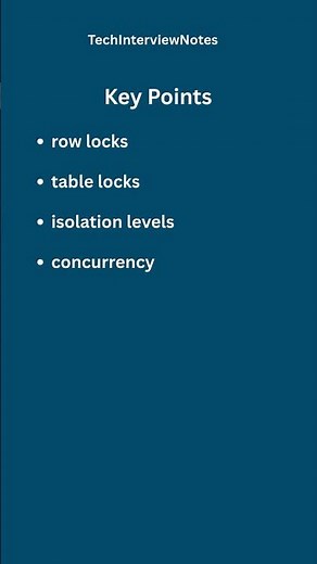 Database Locking Explained | Java Interview Question