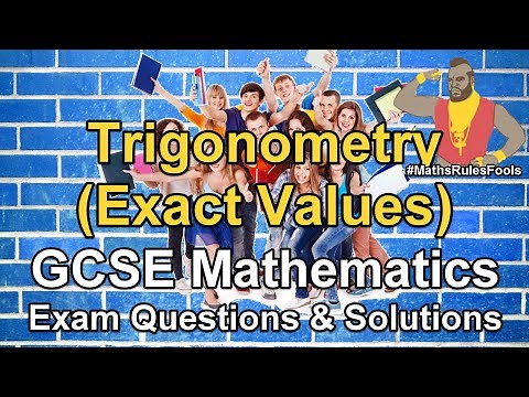 Trigonometry (exact values) - GCSE Maths Exam Questions (non-calculator) (paper 1)