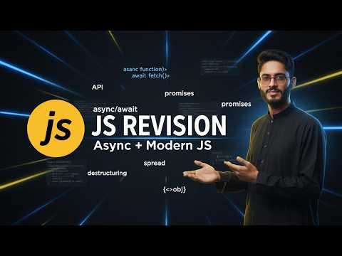 JavaScript Full Revision 🔥 | API, Async/Await, Promises, Spread, Destructuring | Practical Examples