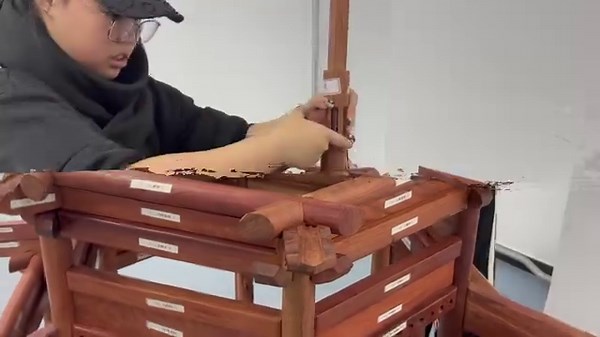 1.3K views · 32 reactions | Watching a young student busily assembling a hexagonal Chinese pavilion with a series of interlocking brackets reminds visitors of the fascinating wooden structures built in ancient China. #Happy2024 #YearOfLoong #SharedFuture10Years #Heritage | China Plus Culture | Facebook