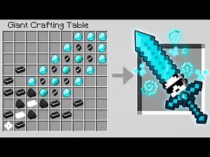 I CAN Make GIANT SWORDS in Minecraft!