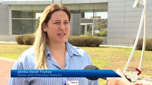 Small group of nurses protest against mandatory vaccines outside Montreal hospital