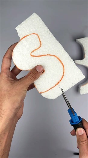This Foam Cutting S Looks Easy… Or Does It? 😬✂️ #foamcutting #satisfying #diy #foamart