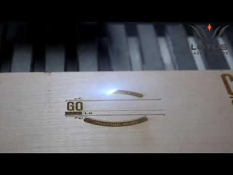 UV laser engraving wood