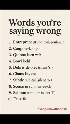 Say it right... Sound Smarter🤩🫰 #english #education