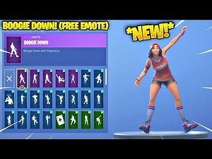 *NEW!* BOOGIE DOWN EMOTE! (New Fortnite Emote)