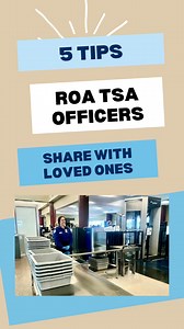 Traveling this summer? Here are the tips ROA Transportation Security...