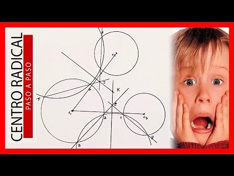 ⭕⭕⭕ Radical center of three circles | Step-by-step technical drawing | Basic layouts