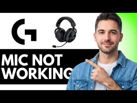 Logitech G Pro X2 Lightspeed mic not working? Easy Fix (2026)
