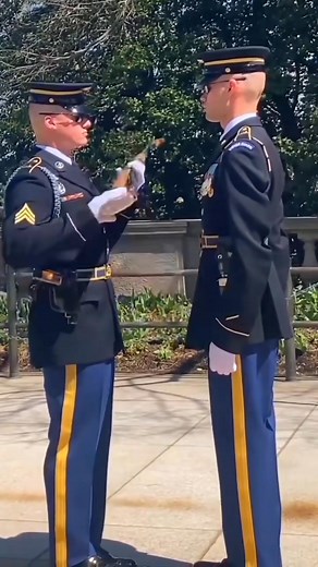 1.3K views · 86 reactions | #usa #arlington #america #army #soldier #honor #guard #navy #military | Defender Commander | Facebook