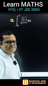 Solving Definite Integral Problem JEE Main 2004 । Learn Class 11 Class 12 JEE Main and Advance Maths by Er. Gyanesh Rai Sir । #trending #trendingreels #viralreels #insta #instagood #instagram #instadaily #instalike #instareels #instareel #reels #integration #class12 #jee #jeemain #jeeadvanced #maths #explore #integral #math #mathematics #problemsolving #learning #study #studytips #ncert #education #reelsinstagram #calculus #mathstricks | Gyanesh Rai