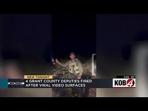 4 Grant County sheriff's deputies fired after viral video surfaces