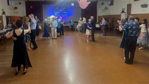 A dance that’s been around for quite a while, yet still gets many requests at Happy Feet - the Twilight Waltz. Seen here being enjoyed at our Mad Hatters dance. | Happy Feet Dance Group