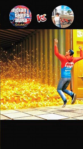 Open A Container Challenge In Indian bikes driving 3d Vs ITAS 🥵 #shorts #gta