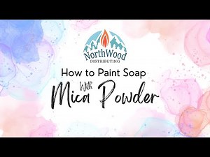 How to Paint Soap with Mica Powder 🌈🧼