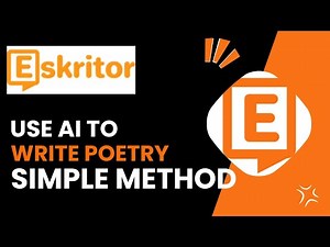 How To Use Ai To Write Poetry ! Easy Steps