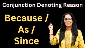 Conjunction Denoting Reasons || Basic English grammar in Hindi || English With Rani Ma'am #BasicEnglishGrammar | English With RANI MAM