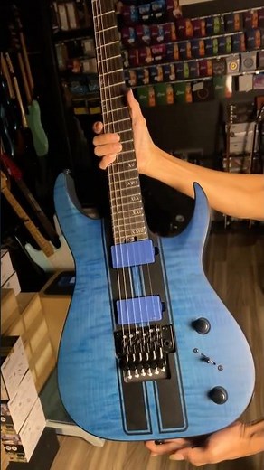 Schecter Banshee GT-6 FR In Satin Trans Blue : shred engine with EMG and Floyd Rose!