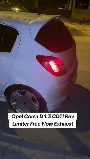 Opel Corsa D 1.3 CDTI Rev Limiter Free Flow Exhaust