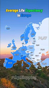 64K views · 293 reactions | Italy ranks among the top for average life expectancy in Europe (fdqrmapping/IG) | GrowingUpItalian | Facebook