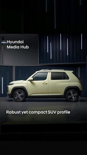 Introducing the all-electric Hyundai INSTER - Exterior | #Shorts