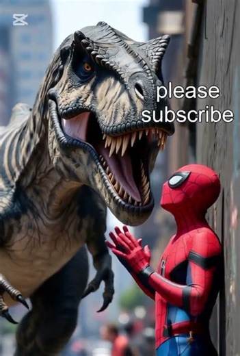 t-rex Vs spider man 🦖🕷️
