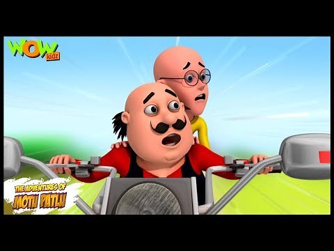 Motu Patlu Cartoons In Hindi | Animated cartoon | Mobike ride | Wow Kidz