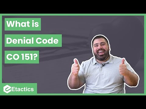 What is Denial Code CO 151?