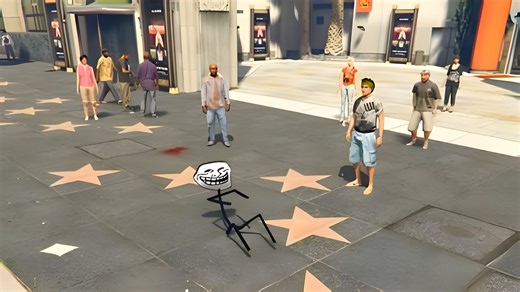 EP259 [HoHo GTA5 MOD]萌贱表情火柴人(上)