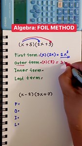 11K views · 667 reactions | Algebra: FOIL METHOD #math #easy | Prof Math Wizard | Facebook