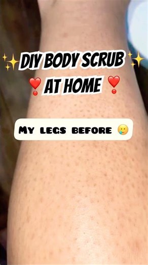 DIY Body Scrub at Home | Remove Tan & Get Instant Glow Naturally ✨#aesthetic #trending #beauty #100k