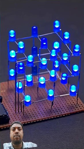 make a LED cube #arduino #experiment #electronic #arduinoproject #project