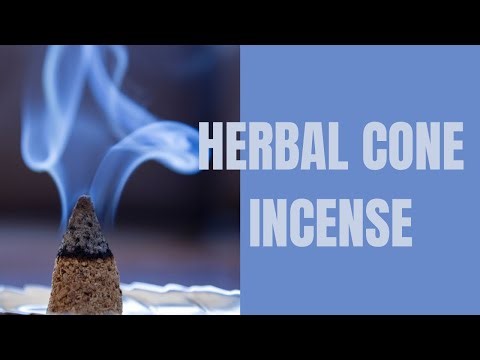Making Lavender Herbal Cone Incense from Scratch