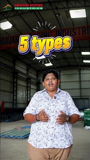 Types of roofing sheets 🔍