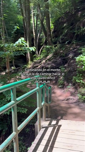 Caminando en el monte: caminata y humor sobre el altar