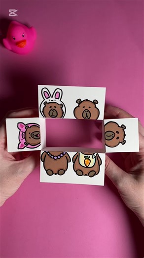 Cute Capybara: Creative Paper Craft Ideas