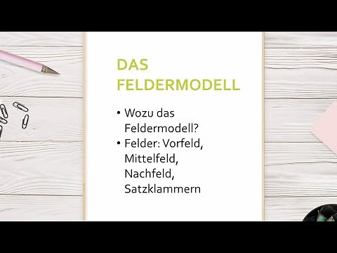 Das Feldermodell | Syntax