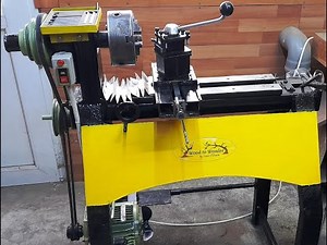 DIY Metal Lathe Machine - Easy and good job